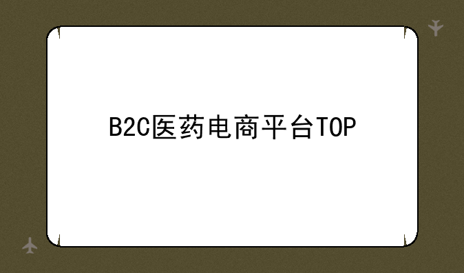 B2C医药电商平台TOP